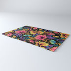 Hibiscus Butterflies - Multicolor Rug Gallery Image 3