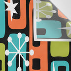 Mid Century Modern Atomic Sparkles 244 Wall Tapestry Gallery Image 3