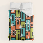 Mid Century Modern Atomic Sparkles 244 Comforter Gallery Image 6