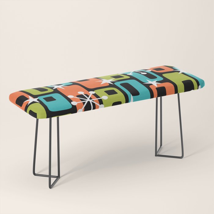 Mid Century Modern Atomic Sparkles 244 Bench Gallery Image 1