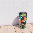 Mid Century Modern Atomic Sparkles 244 Travel Mug Gallery Image 4
