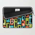 Mid Century Modern Atomic Sparkles 244 Laptop Sleeve Gallery Image 2