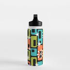 Mid Century Modern Atomic Sparkles 244 Water Bottle Gallery Image 3