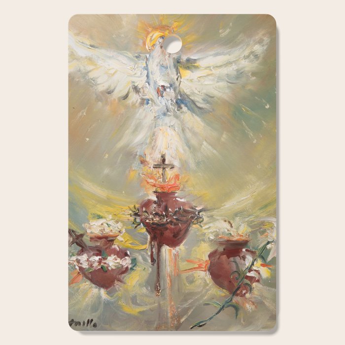 Illumination of The Sacred Hearts Cutting Board Gallery Image 1
