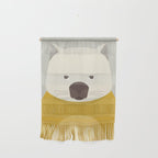 Whimsy Wombat, Animal Portrait Wall Hanging Gallery Image 1