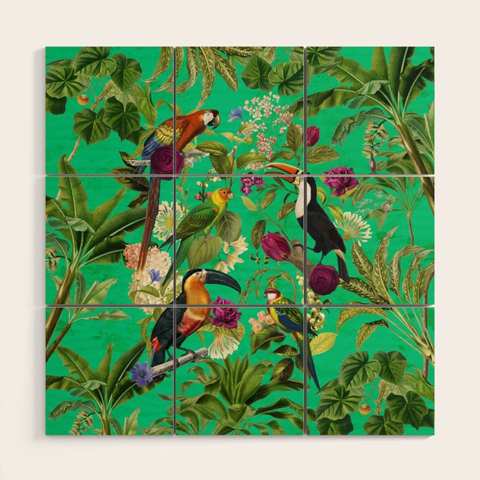 Toucan Jungle Wood Wall Art Gallery Image 1