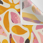 Abstract colorful flower art pattern Wall Tapestry Gallery Image 3