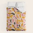 Abstract colorful flower art pattern Comforter Gallery Image 6