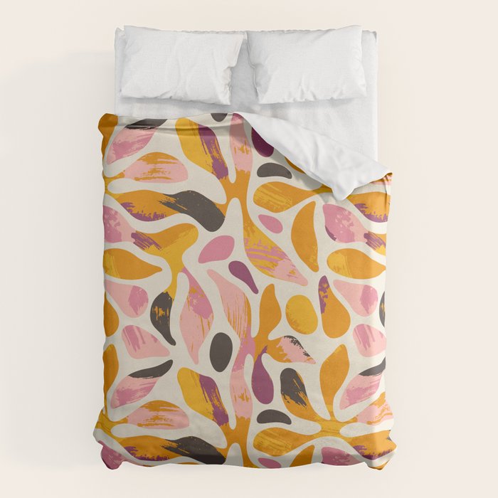 Abstract colorful flower art pattern Duvet Cover Gallery Image 6