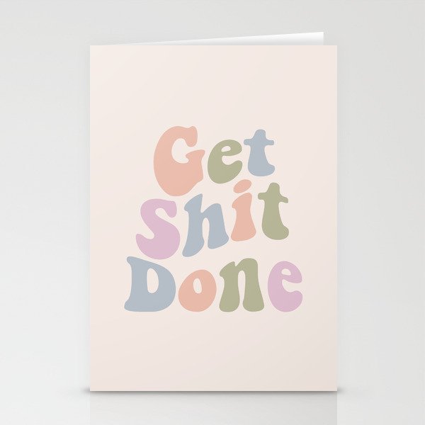 Get Shit Done Stationery Card Gallery Image 2