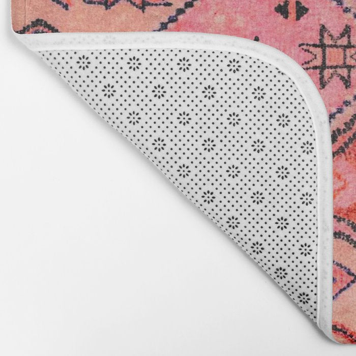 Epic Rustic & Farmhouse Style Original Moroccan Artwork  Bath Mat Gallery Image 2
