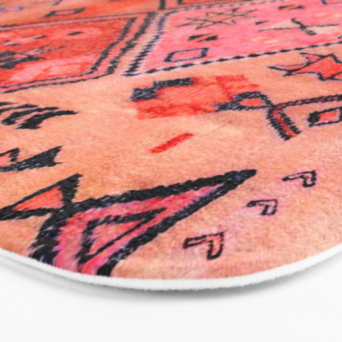 Epic Rustic & Farmhouse Style Original Moroccan Artwork  Bath Mat Gallery Image 3