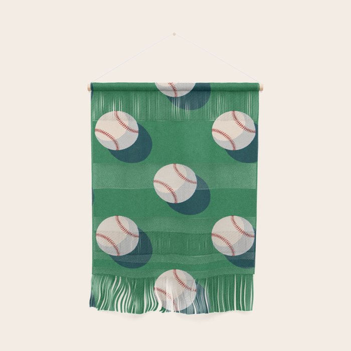 BALLS Baseball - pattern Wall Hanging Gallery Image 1