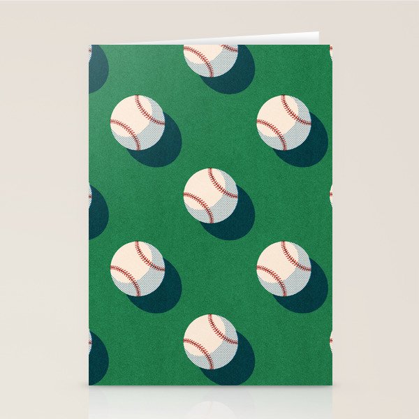 BALLS Baseball - pattern Stationery Card Gallery Image 2