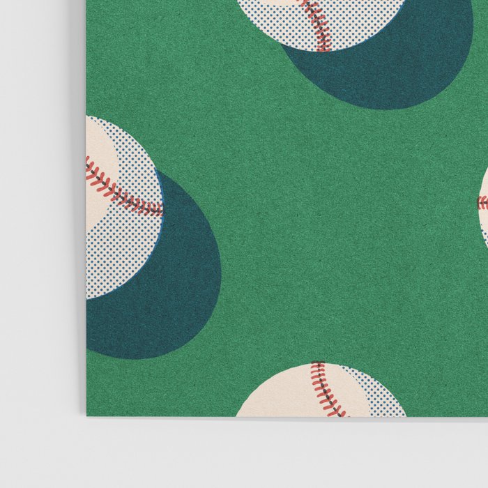 BALLS Baseball - pattern Poster Gallery Image 3