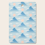 Cat Mountain Cloud pattern 1 Cutting Board Gallery Image 1