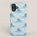 Cat Mountain Cloud pattern 1 iPhone Case Gallery Image 1