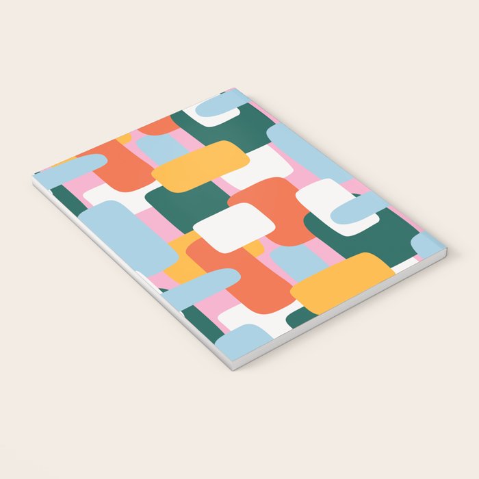 Abstract geometric shape art pattern Notebook Gallery Image 3
