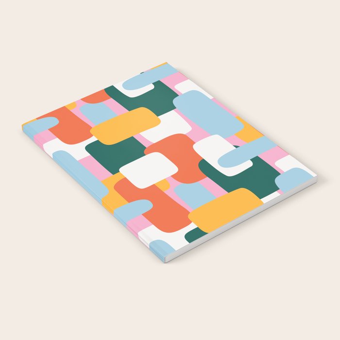 Abstract geometric shape art pattern Notebook Gallery Image 1