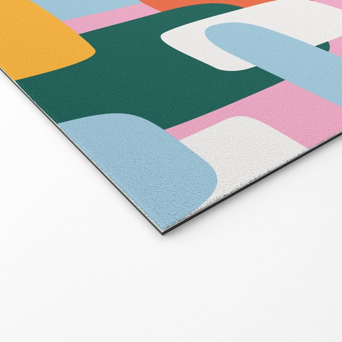 Abstract geometric shape art pattern Welcome Mat Gallery Image 2