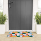 Abstract geometric shape art pattern Welcome Mat Gallery Image 3