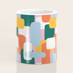 Abstract geometric shape art pattern Coffee Mug Gallery Image 4