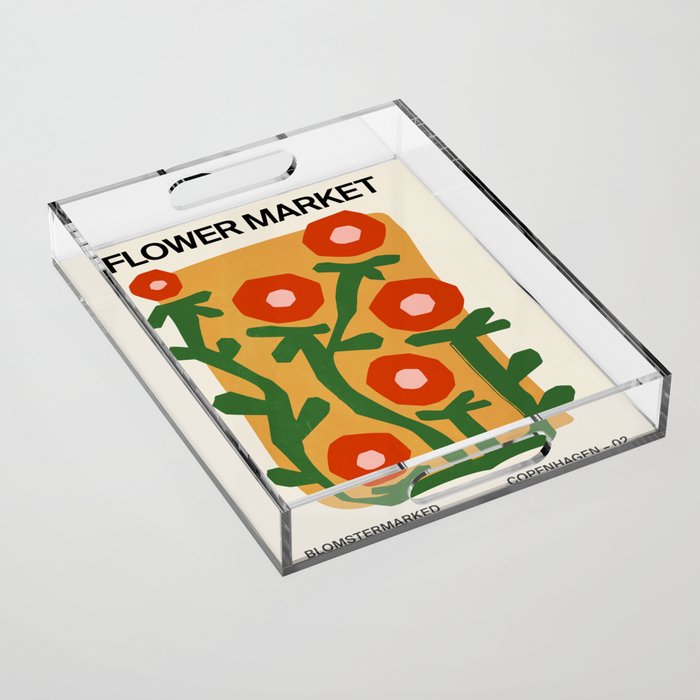 Flower Market II: Copenhagen | Matisse Edition Acrylic Tray Gallery Image 1