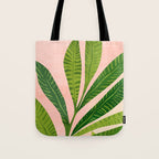 Vacation Views - Pink Coastal Landscape Tote Bag Gallery Image 1