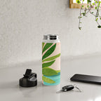 Vacation Views - Pink Coastal Landscape Water Bottle Gallery Image 4