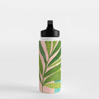 Vacation Views - Pink Coastal Landscape Water Bottle Gallery Image 3