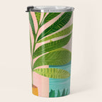 Vacation Views - Pink Coastal Landscape Travel Mug Gallery Image 3
