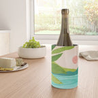 Vacation Views - Pink Coastal Landscape Wine Chiller Gallery Image 4