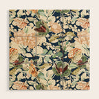 Lush colorful exotic garden D Wood Wall Art Gallery Image 1