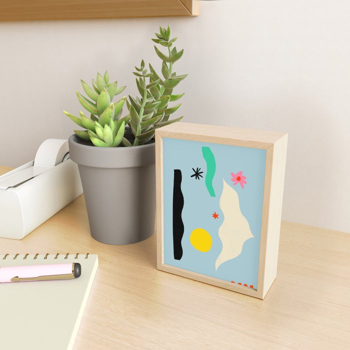 FLOWER EYES Mini Art Print Gallery Image 2