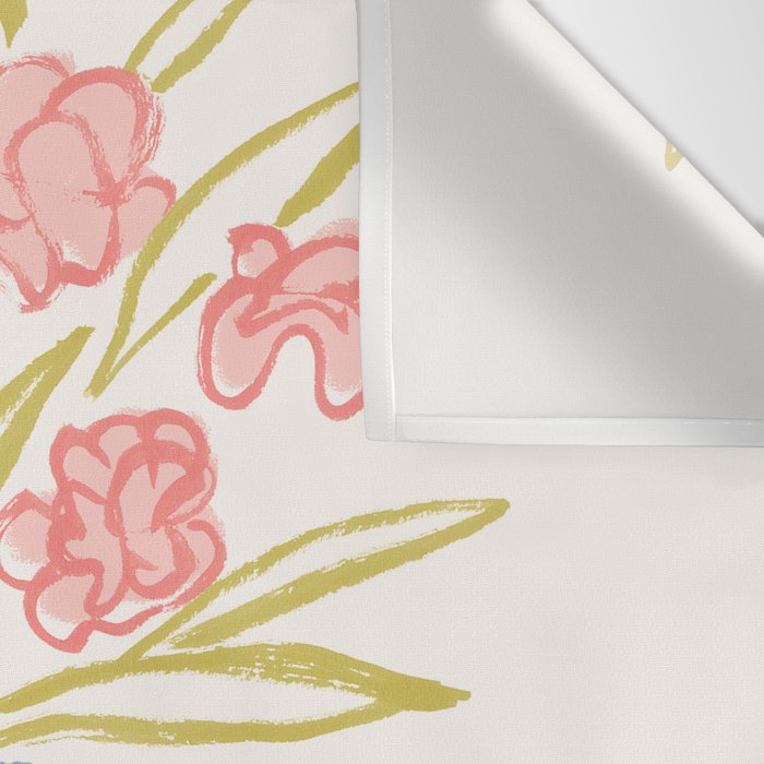 Stripe Flower Vase - Pastel Colors Wall Tapestry Gallery Image 3
