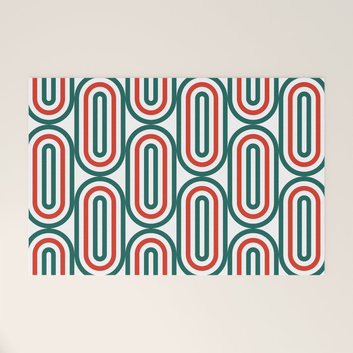 Retro Holiday 01A Welcome Mat Gallery Image 1