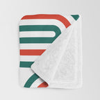 Retro Holiday 01A Throw Blanket Gallery Image 3