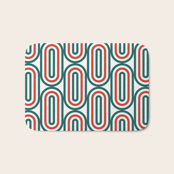 Retro Holiday 01A Bath Mat Gallery Image 1