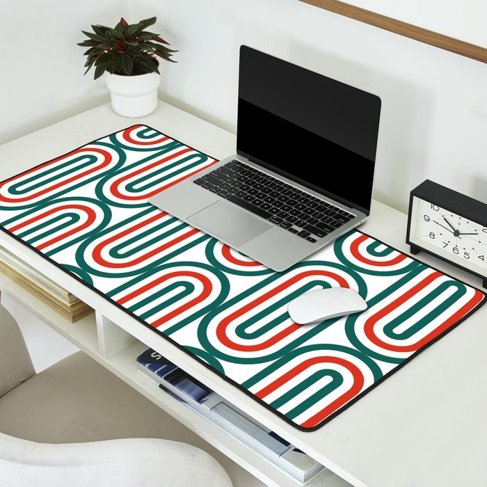 Retro Holiday 01A Desk Mat Gallery Image 2