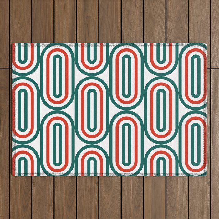 Retro Holiday 01A Outdoor Rug Gallery Image 1