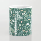 Folk Floral Dinosaur Coffee Mug Gallery Image 4
