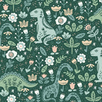 Folk Floral Dinosaur Coffee Mug Gallery Image 2