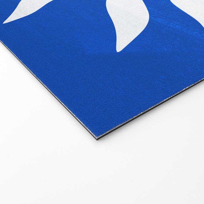 Wild Ferns: Persian Blue Edition Welcome Mat Gallery Image 2