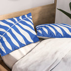 Wild Ferns: Persian Blue Edition Pillow Sham Gallery Image 2