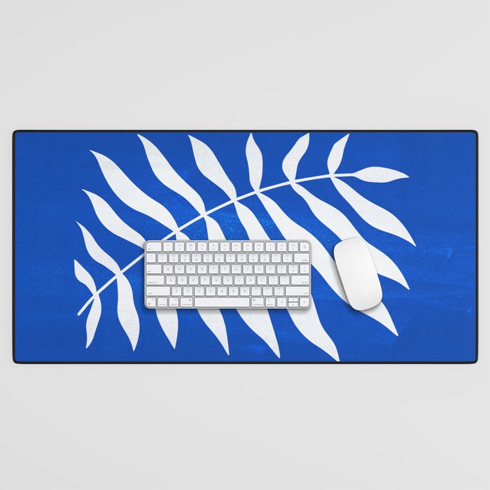 Wild Ferns: Persian Blue Edition Desk Mat Gallery Image 1