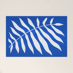 Wild Ferns: Persian Blue Edition Welcome Mat Gallery Image 1