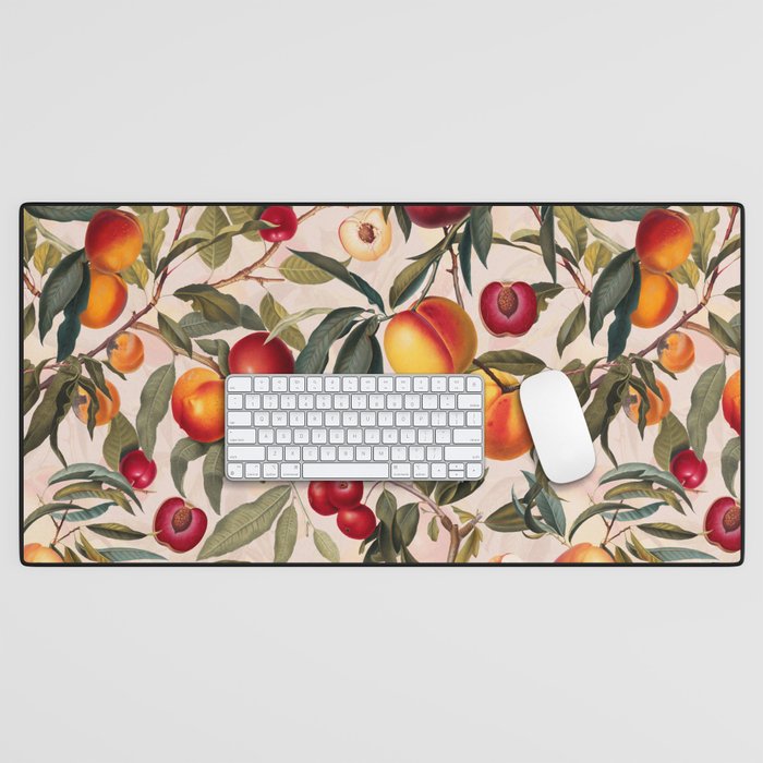 Vintage Fruit Pattern XXIII Desk Mat Gallery Image 1