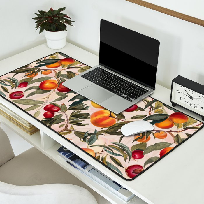 Vintage Fruit Pattern XXIII Desk Mat Gallery Image 2