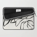 Minimal Line Leaves #1 Laptop Sleeve Gallery Image 2