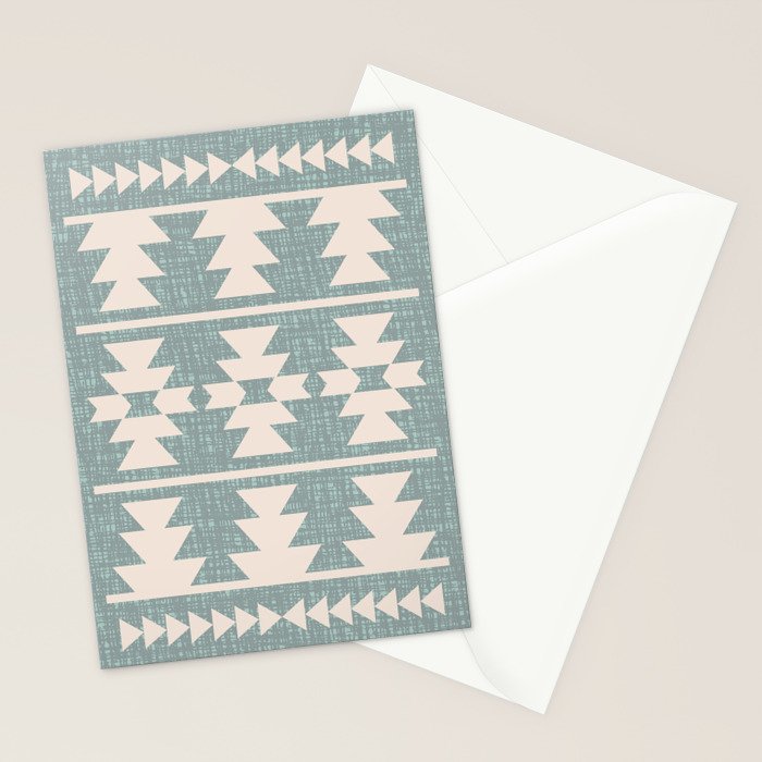 Southwestern Pattern 127 Stationery Card Gallery Image 2
